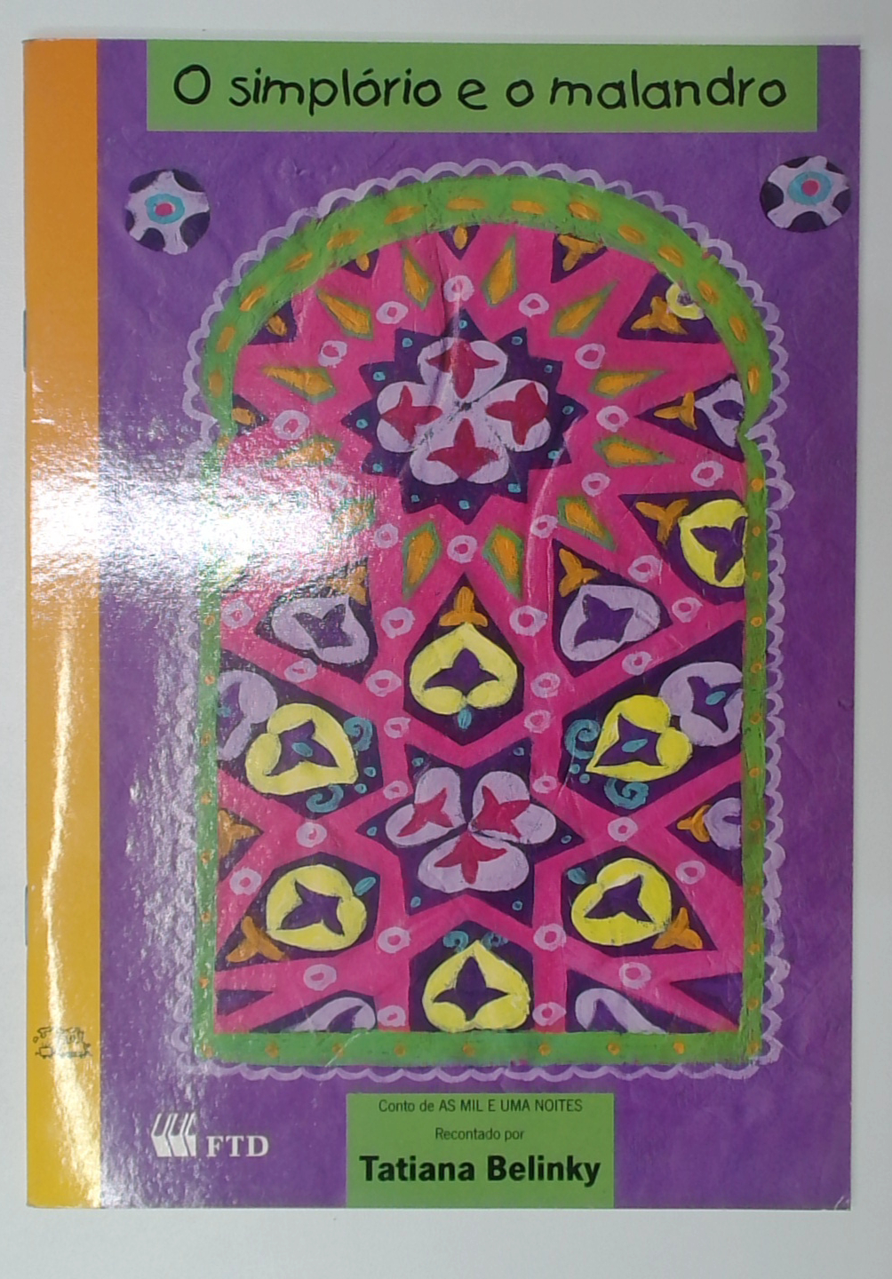 Capa do livro O Simplório e o Malandro