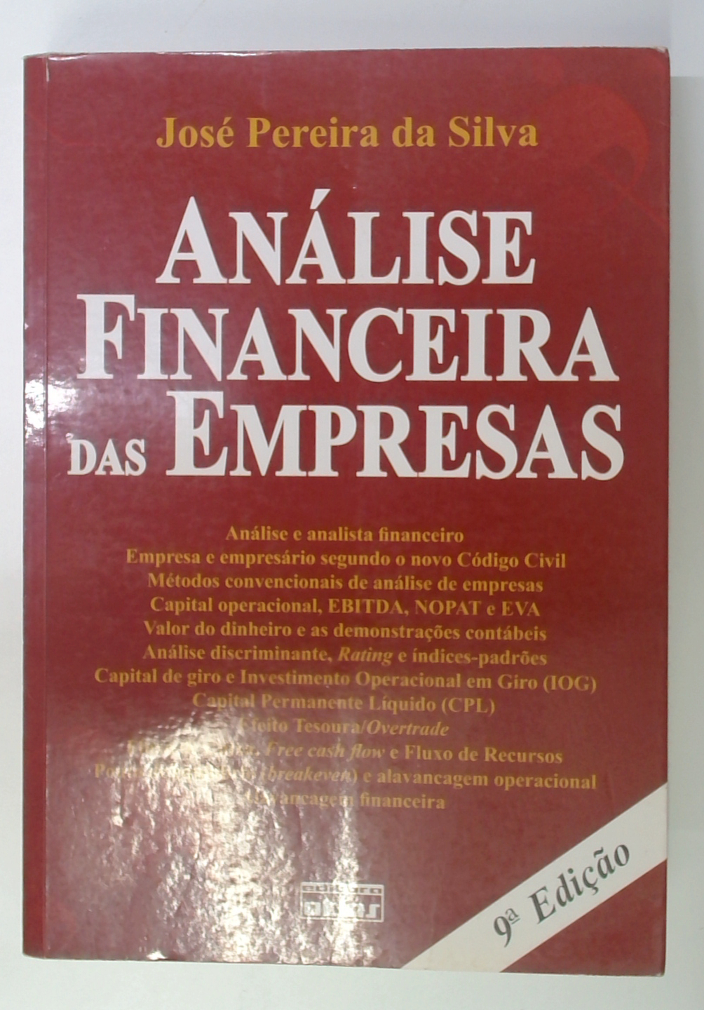 Capa do livro Análise Financeira das Empresas
