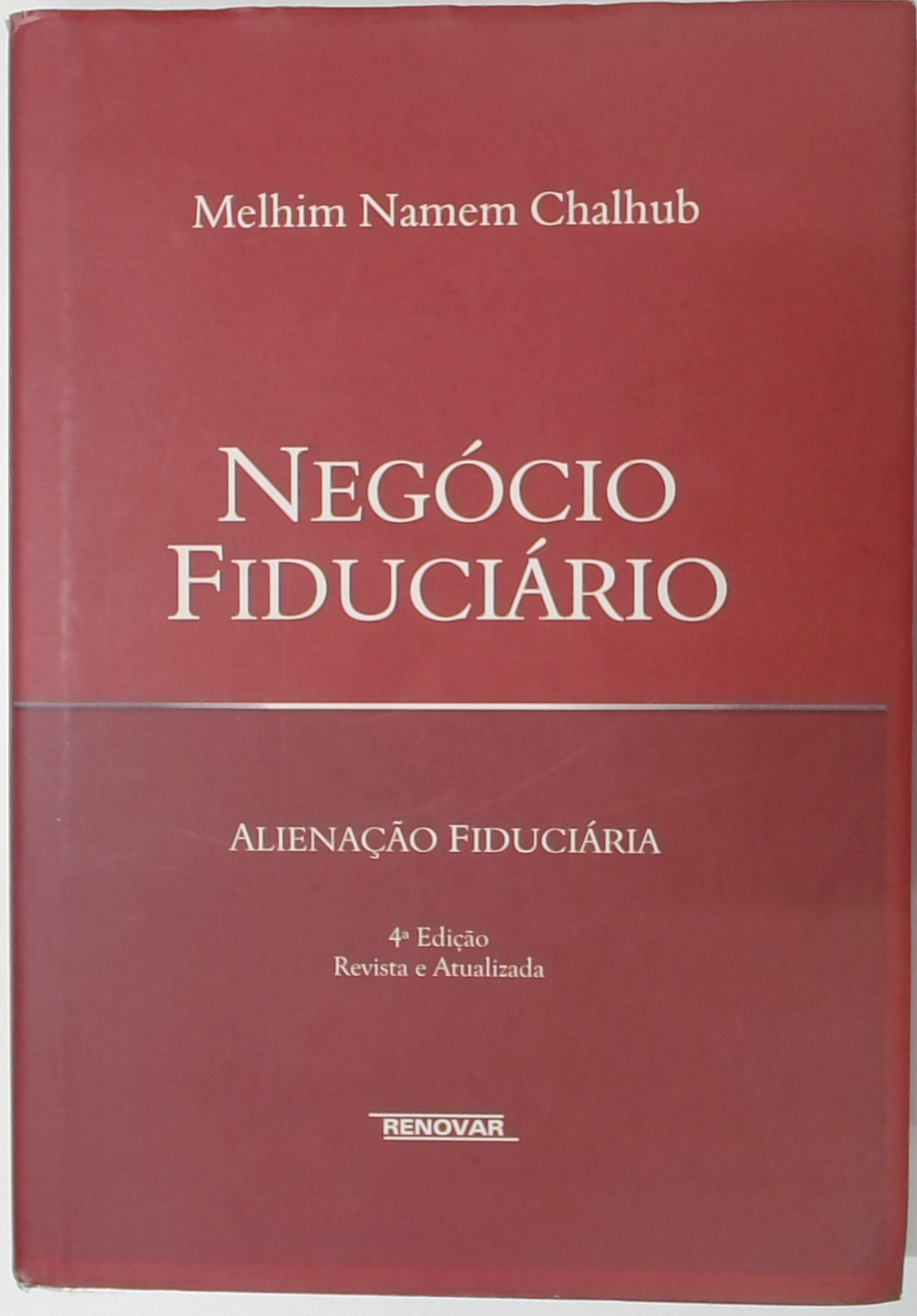 Capa do livro Negócio Fiduciário