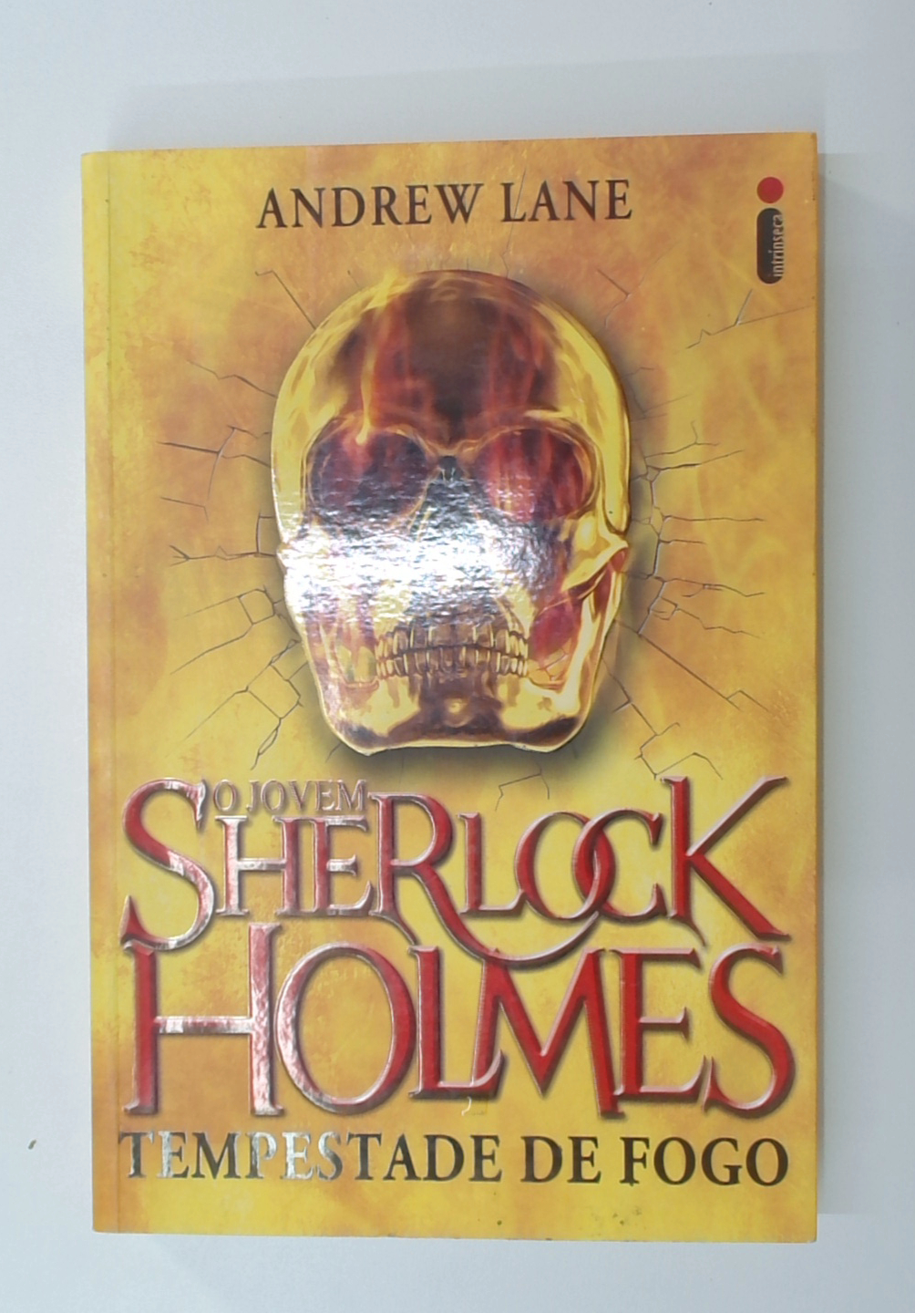 Capa do livro O Jovem Sherlock Holmes - Tempestade de Fogo