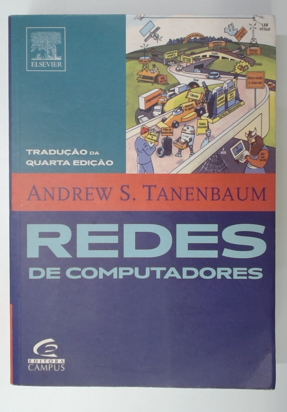 Capa do livro Redes de Computadores