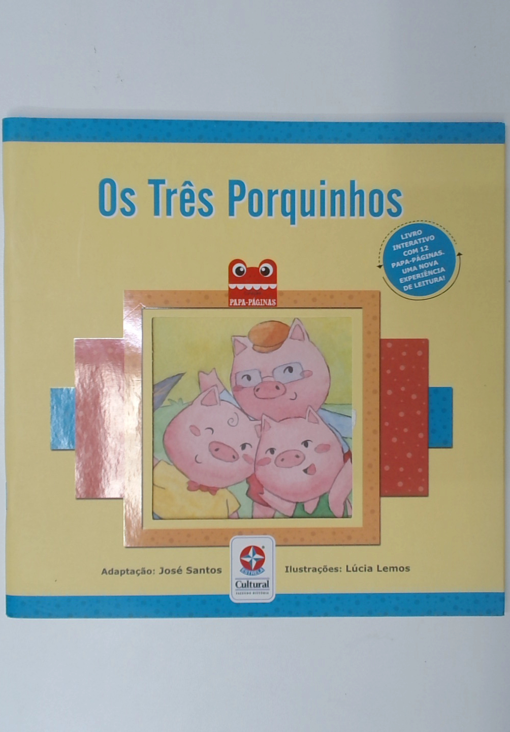 Capa do livro Os Três Porquinhos