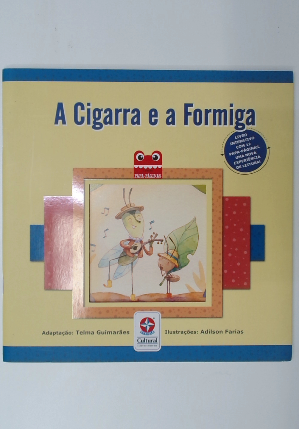 Capa do livro A Cigarra e a Formiga
