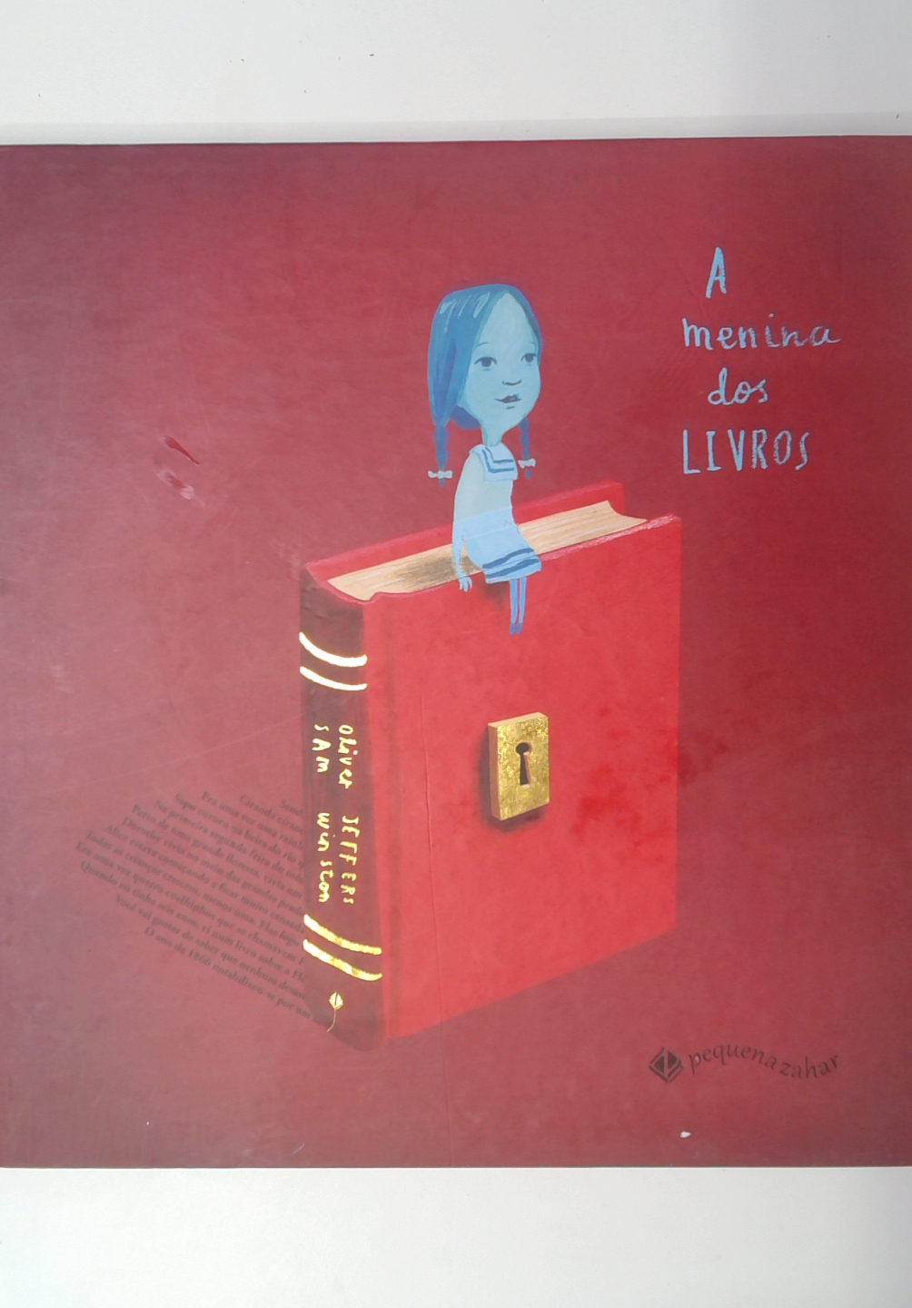 Capa do livro A Menina dos Livros