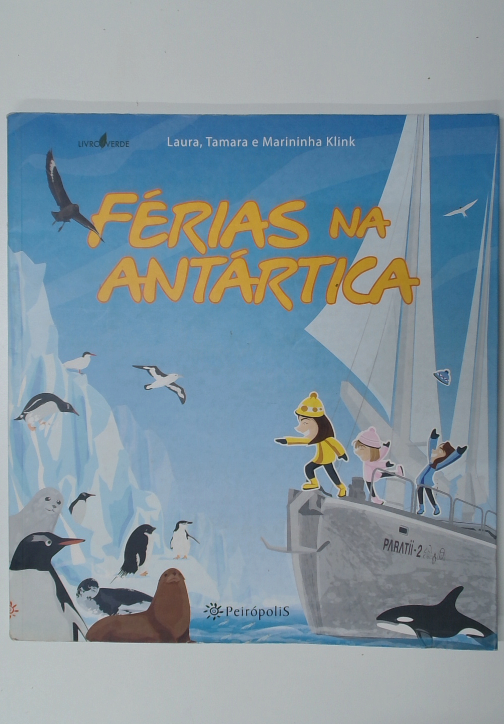 Capa do livro Férias na Antártica