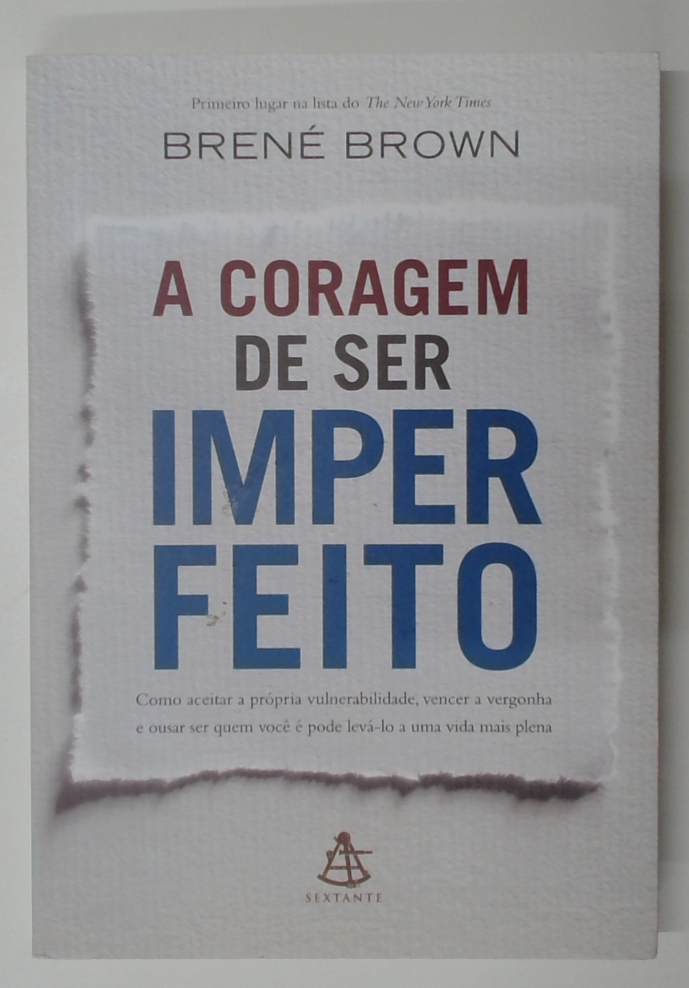 Capa do livro A Coragem de Ser Imperfeito