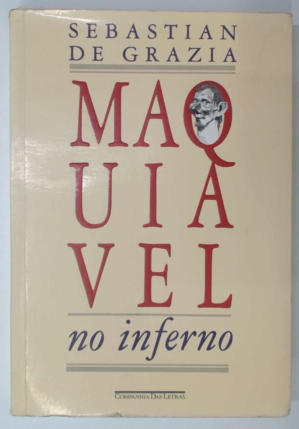 Capa do livro Maquiavel no Inferno