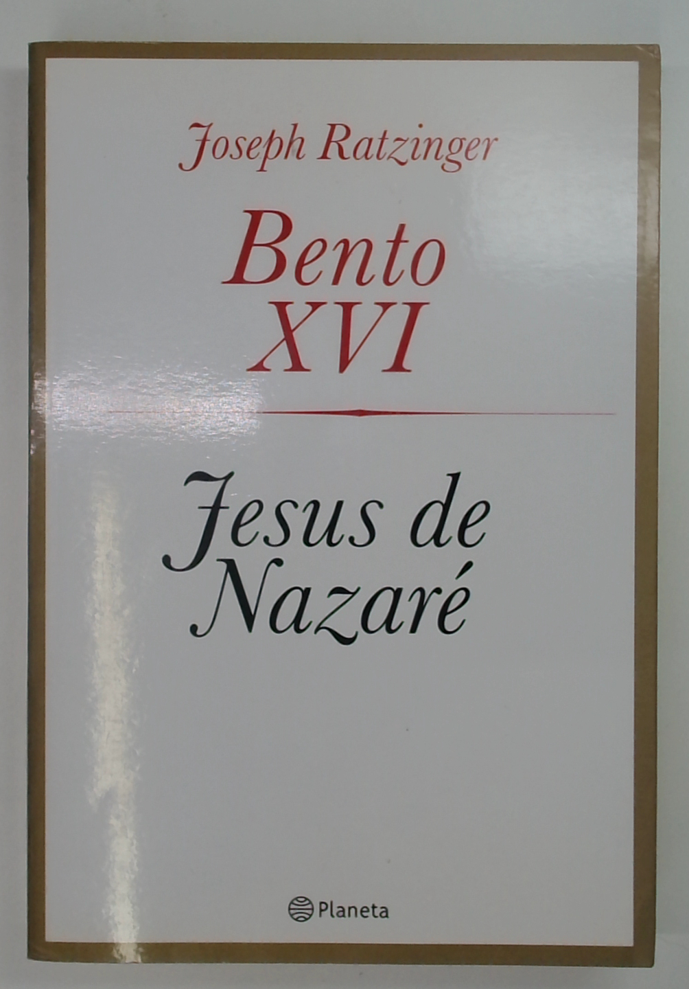 Capa do livro Jesus de Nazaré