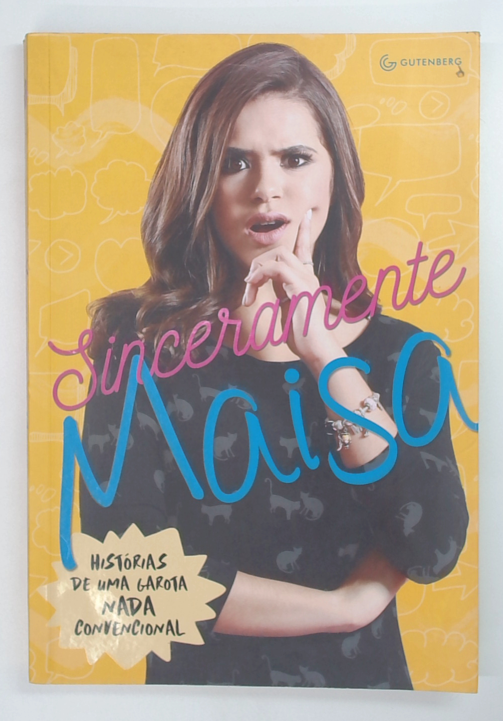 Capa do livro Sinceramente Maisa