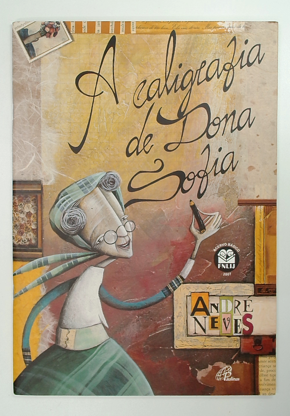 Capa do livro A Caligrafia de Dona Sofia