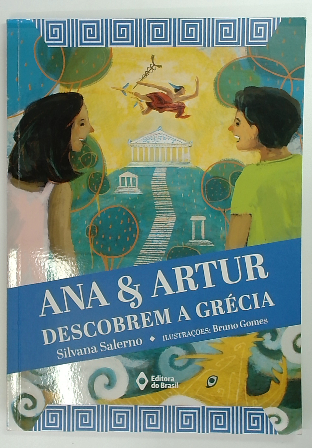 Capa do livro Ana & Artur Descobrem a Grécia