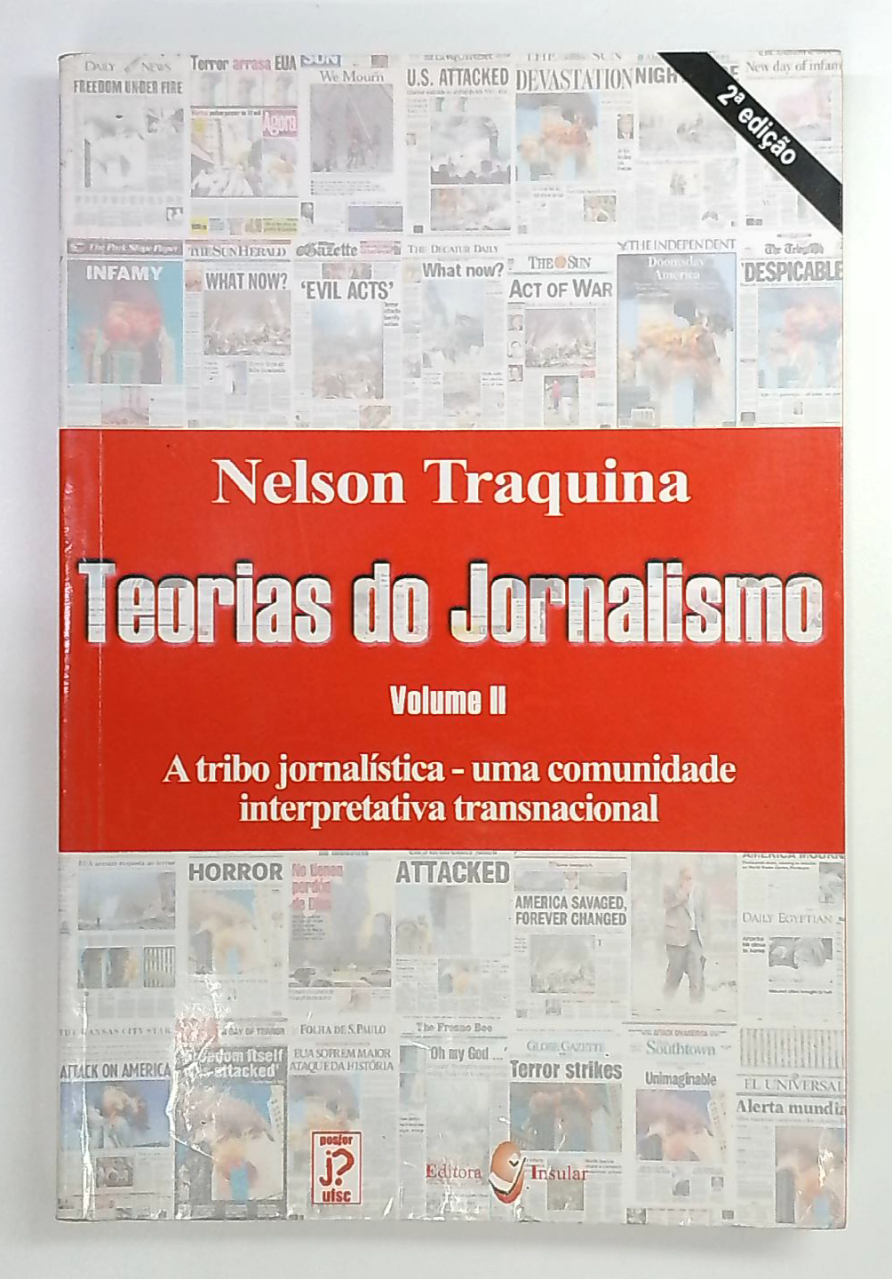 Capa do livro Teorias do Jornalismo - Volume 2
