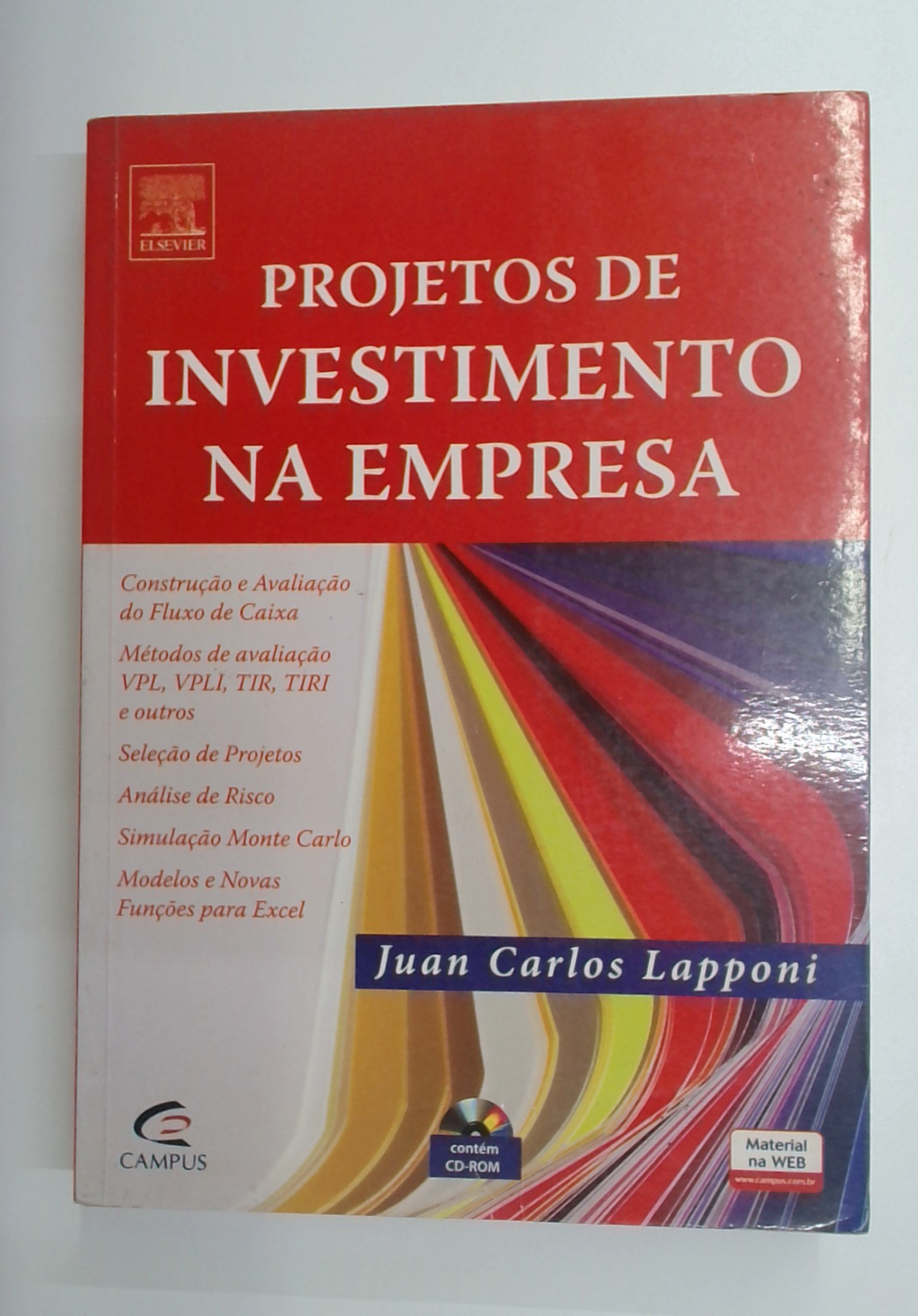 Capa do livro Projetos de Investimento na Empresa