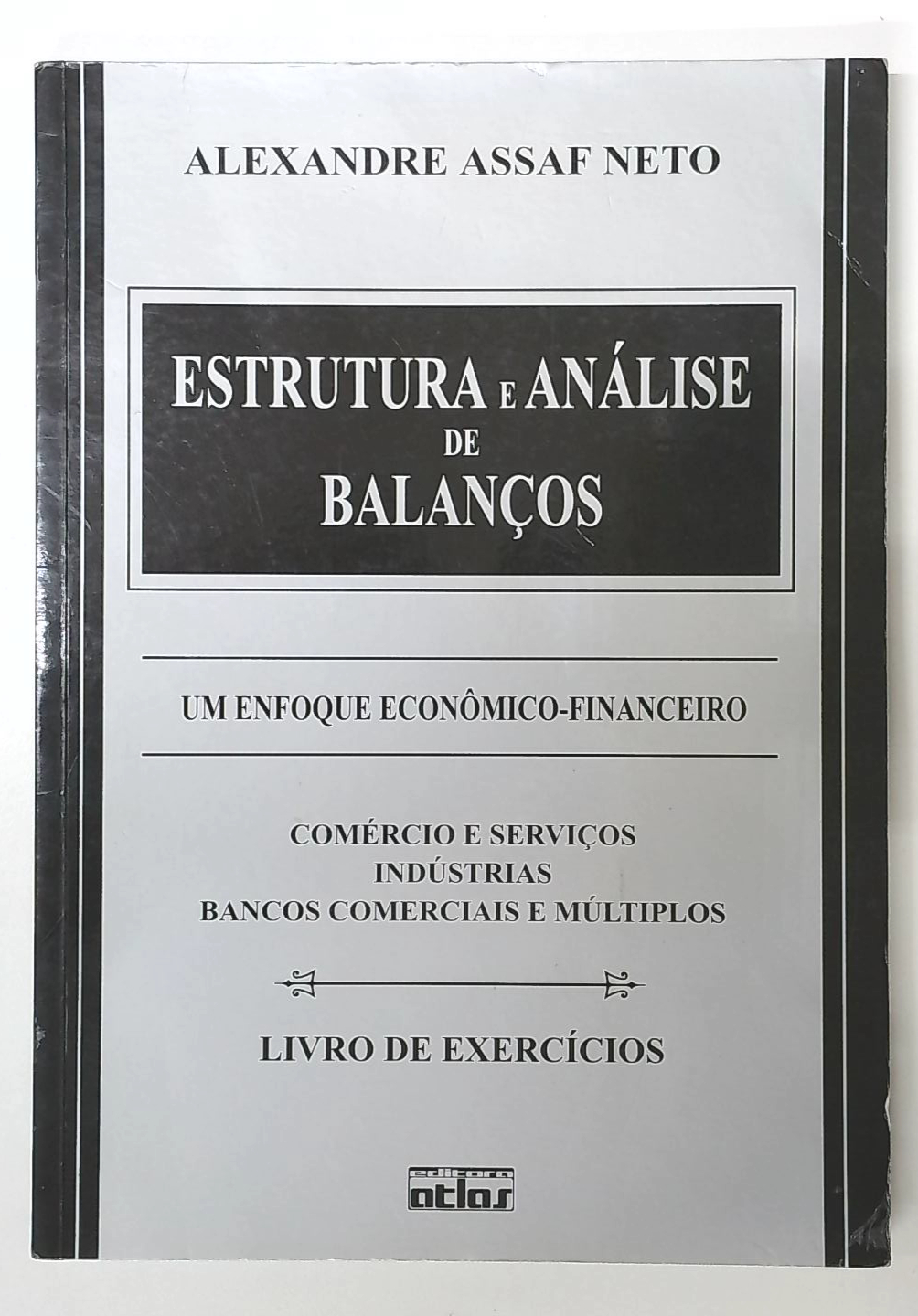 Capa do livro Estrutura e Análise de Balanços - Livro de Exercícios