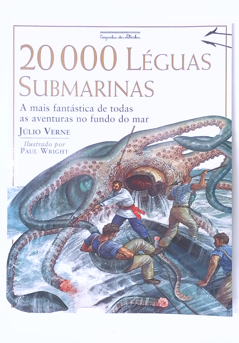 Capa do livro 20000 Léguas Submarinas