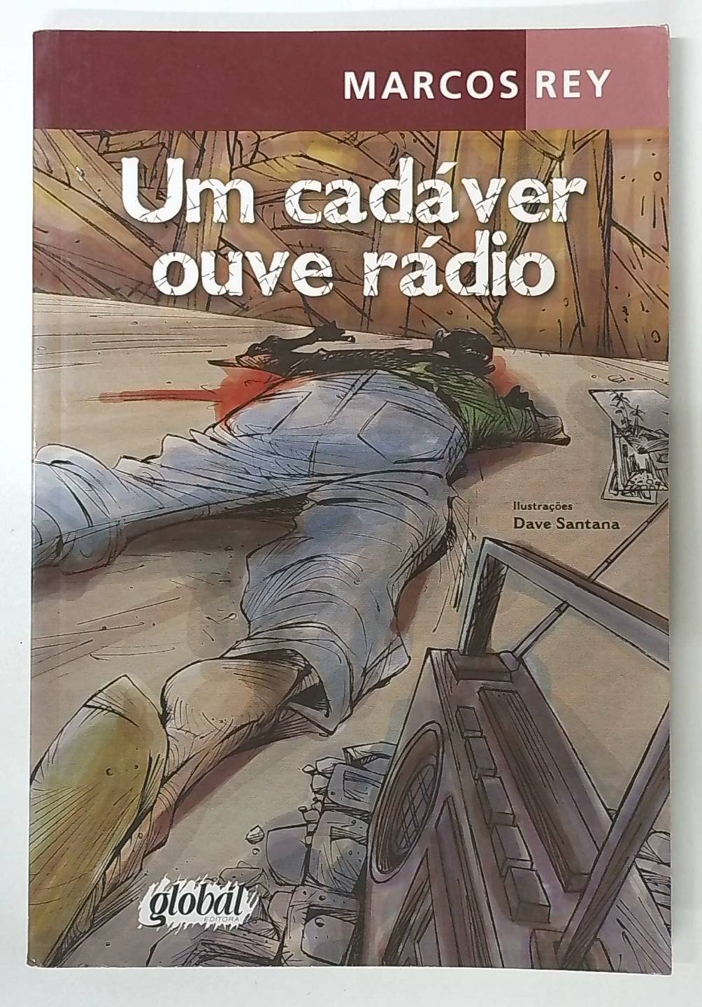 Capa do livro Um Cadáver que Ouve Radio
