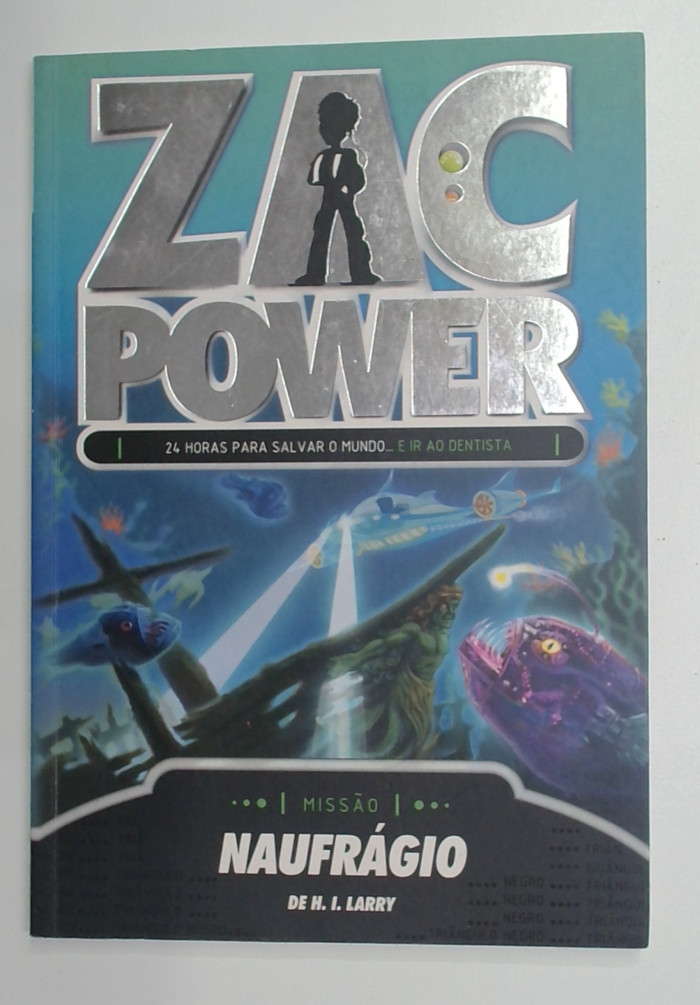 Capa do livro Zac Power: Naufrágio