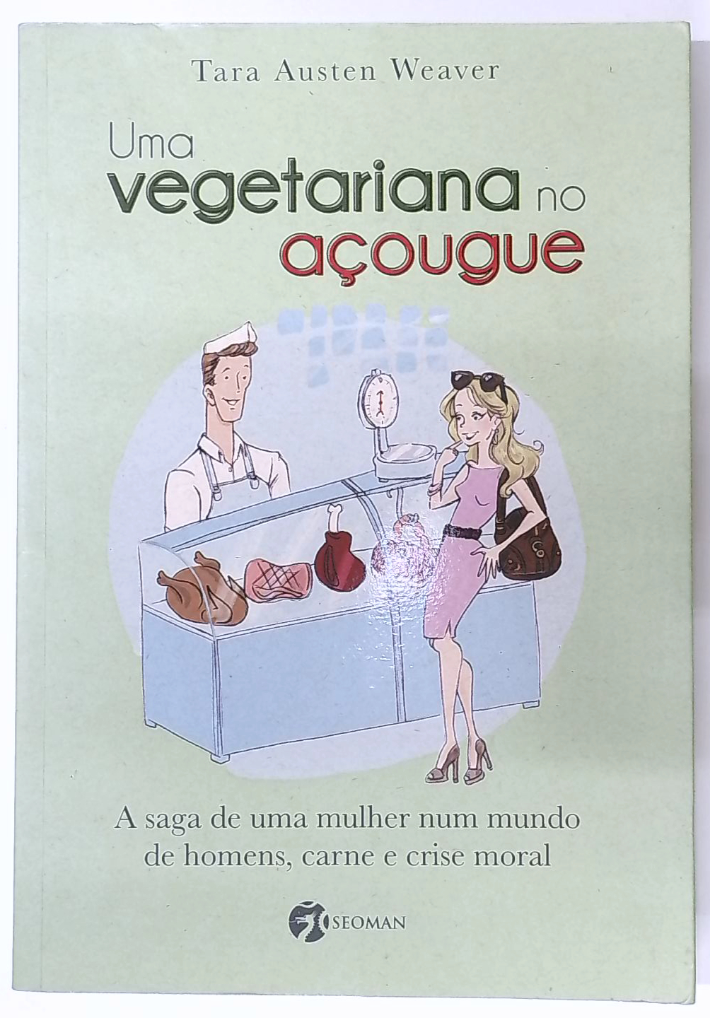 Capa do livro Uma Vegetariana no Açougue