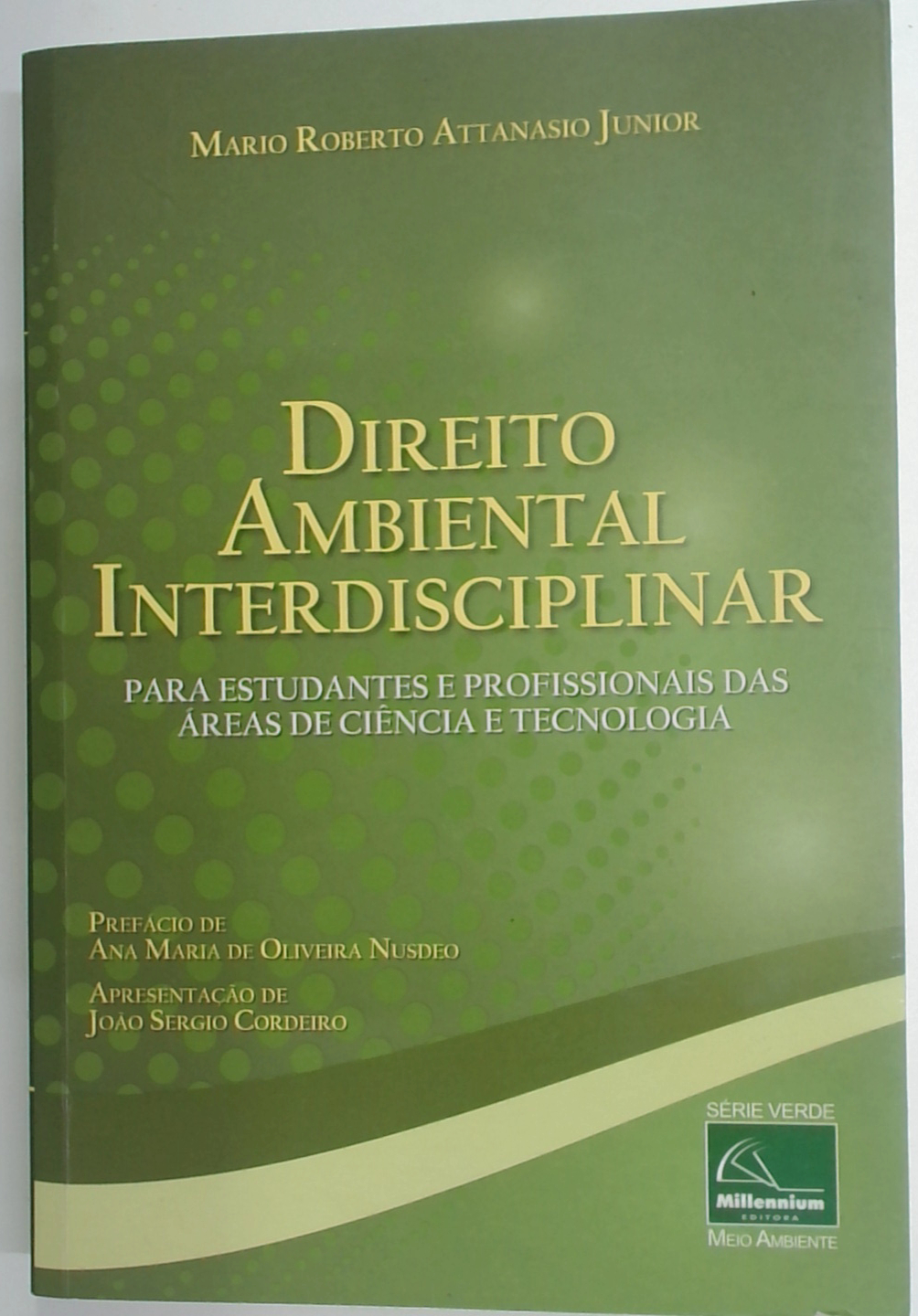Capa do livro Direito Ambiental Interdisciplinar