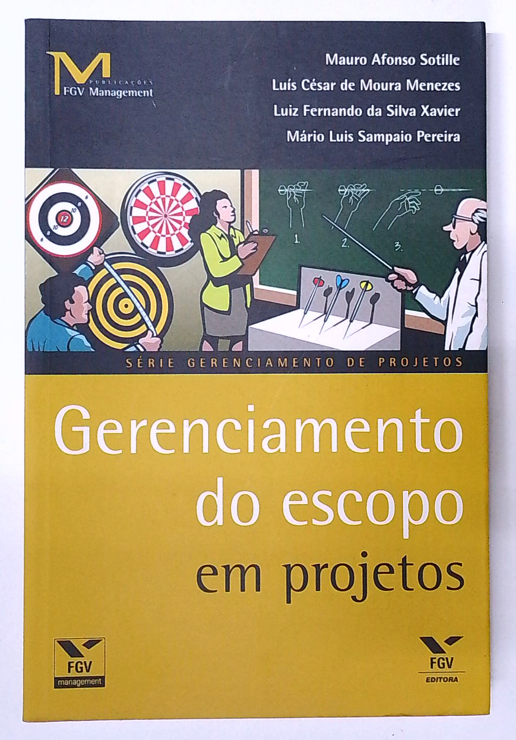 Capa do livro Gerenciamento do Escopo em Projetos