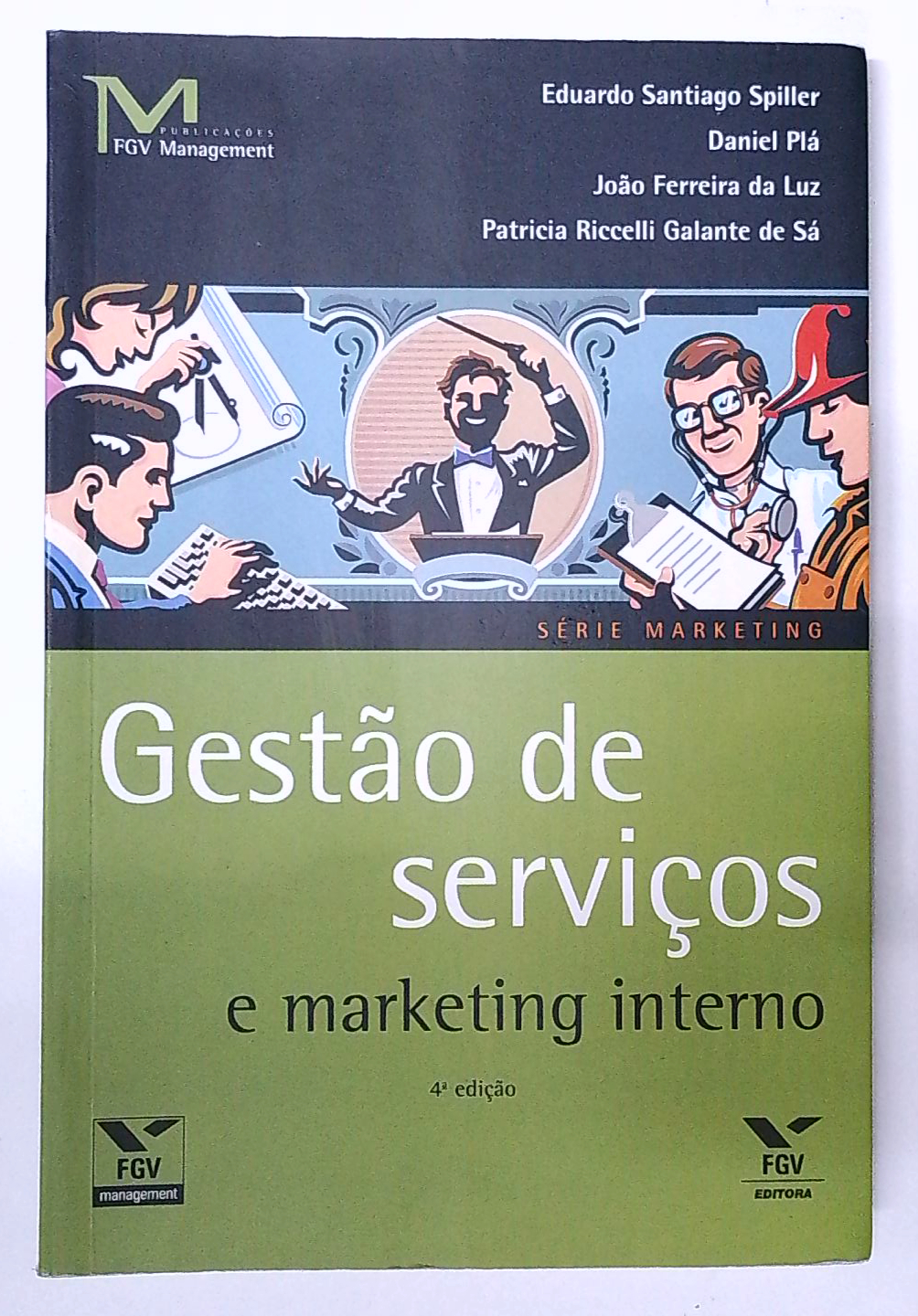 Capa do livro Gestão de Serviços e Marketing Interno