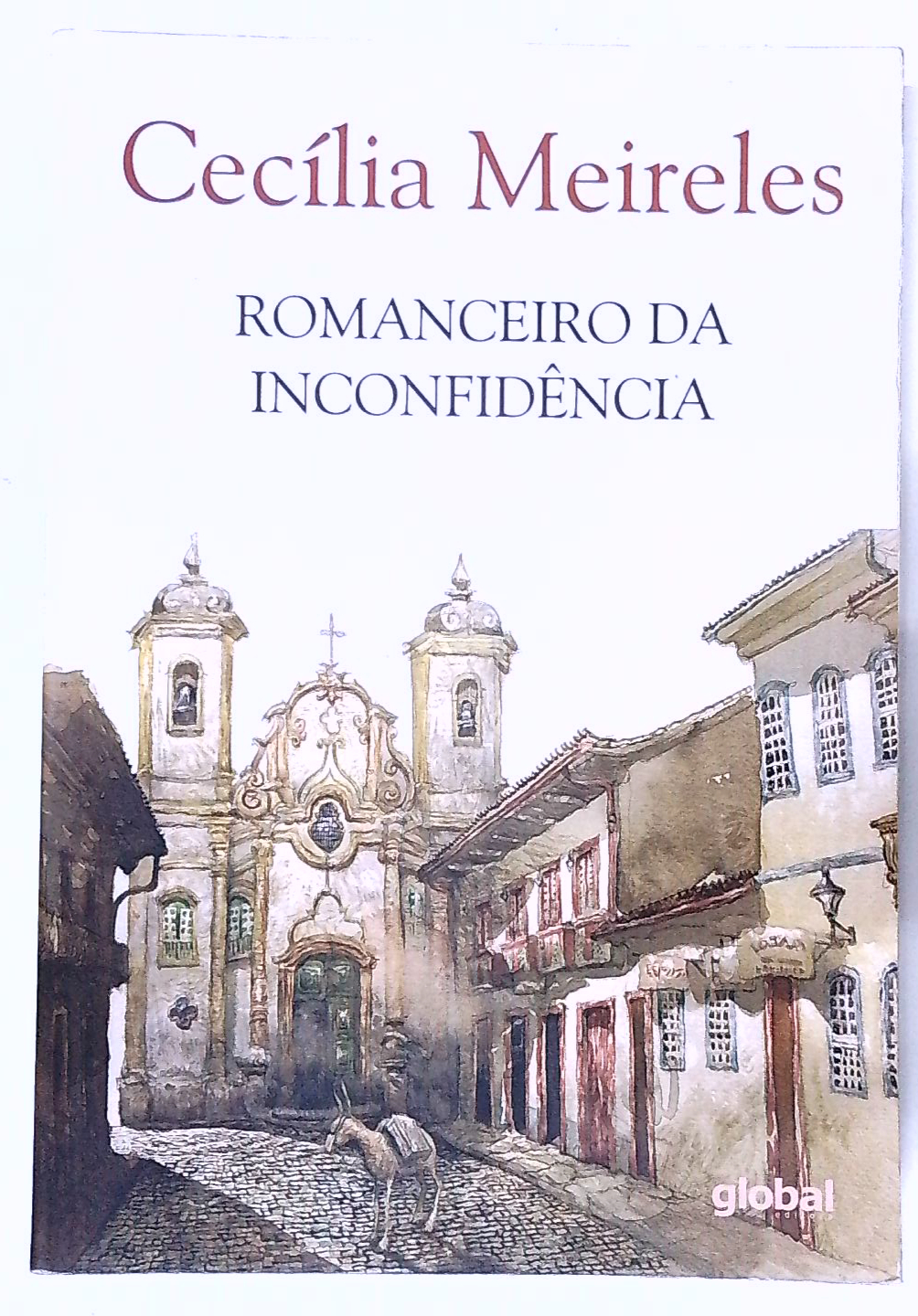 Capa do livro Romanceiro da Inconfidência