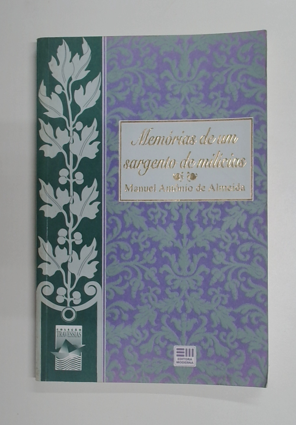 Capa do livro Memórias de um Sargento de Milícias