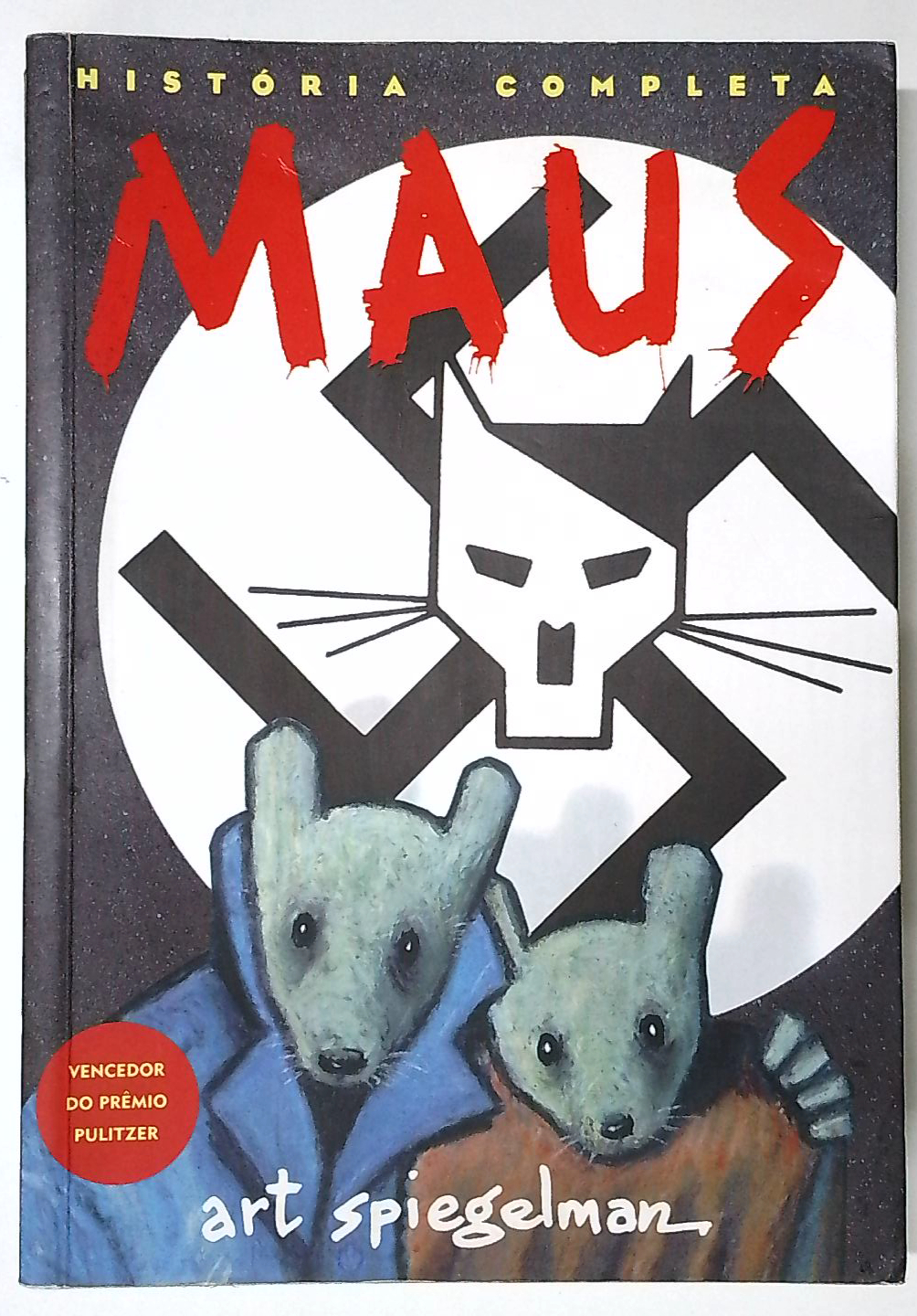 Capa do livro Maus: a História de um Sobrevivente