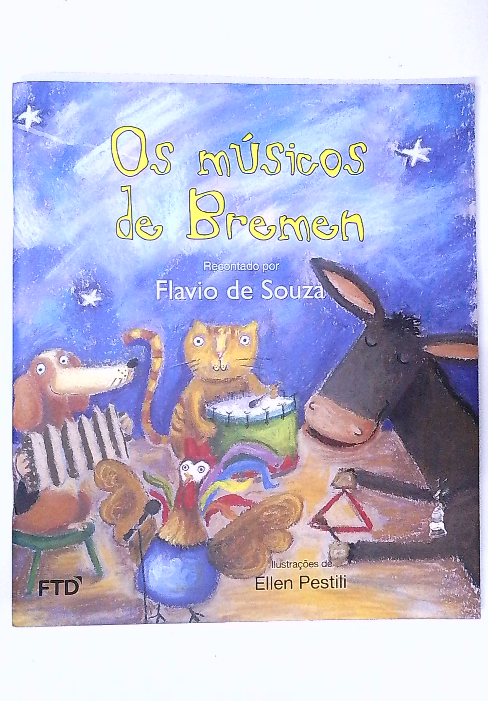 Capa do livro Os Músicos de Bremen