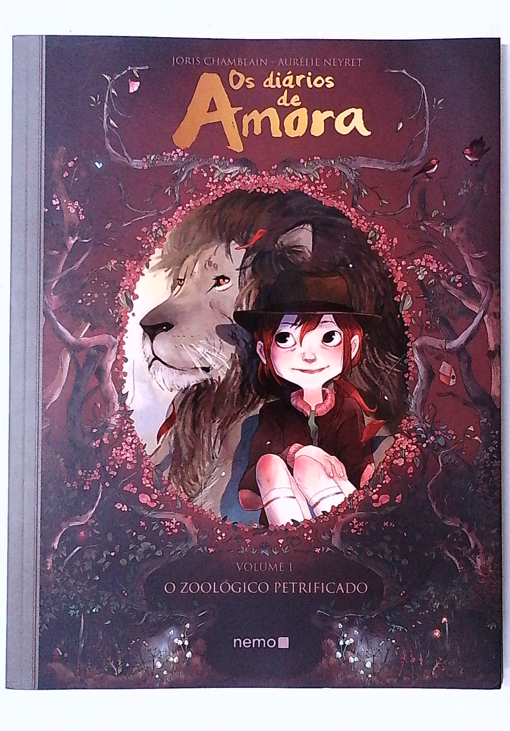 Capa do livro Os Diários de Amora - Volume 1 -  o Zoológico Petrificado