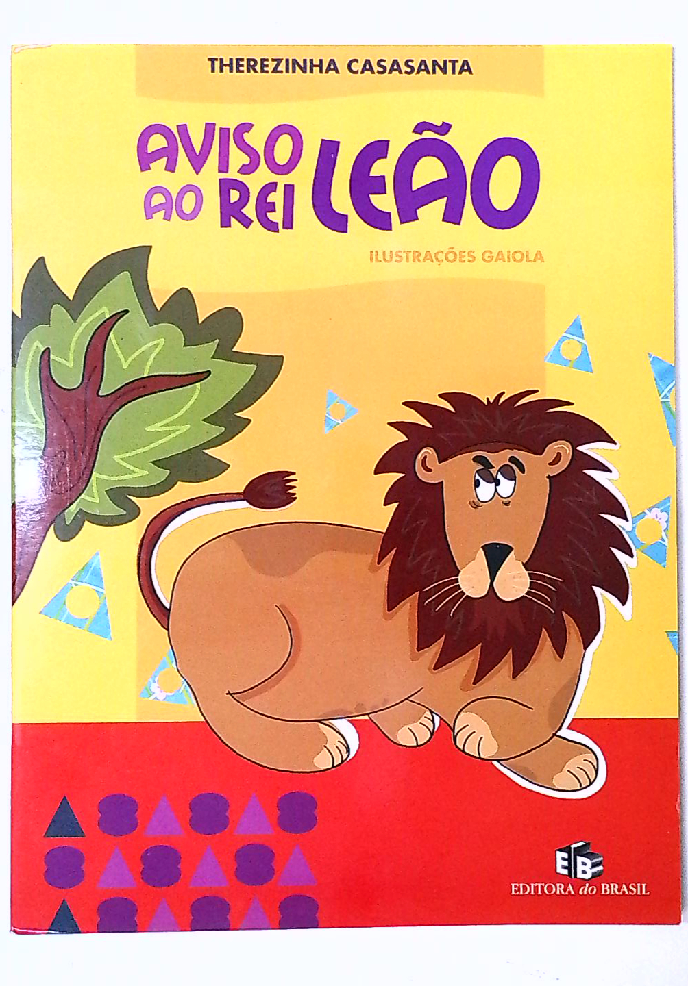 Capa do livro Aviso ao Rei Leão