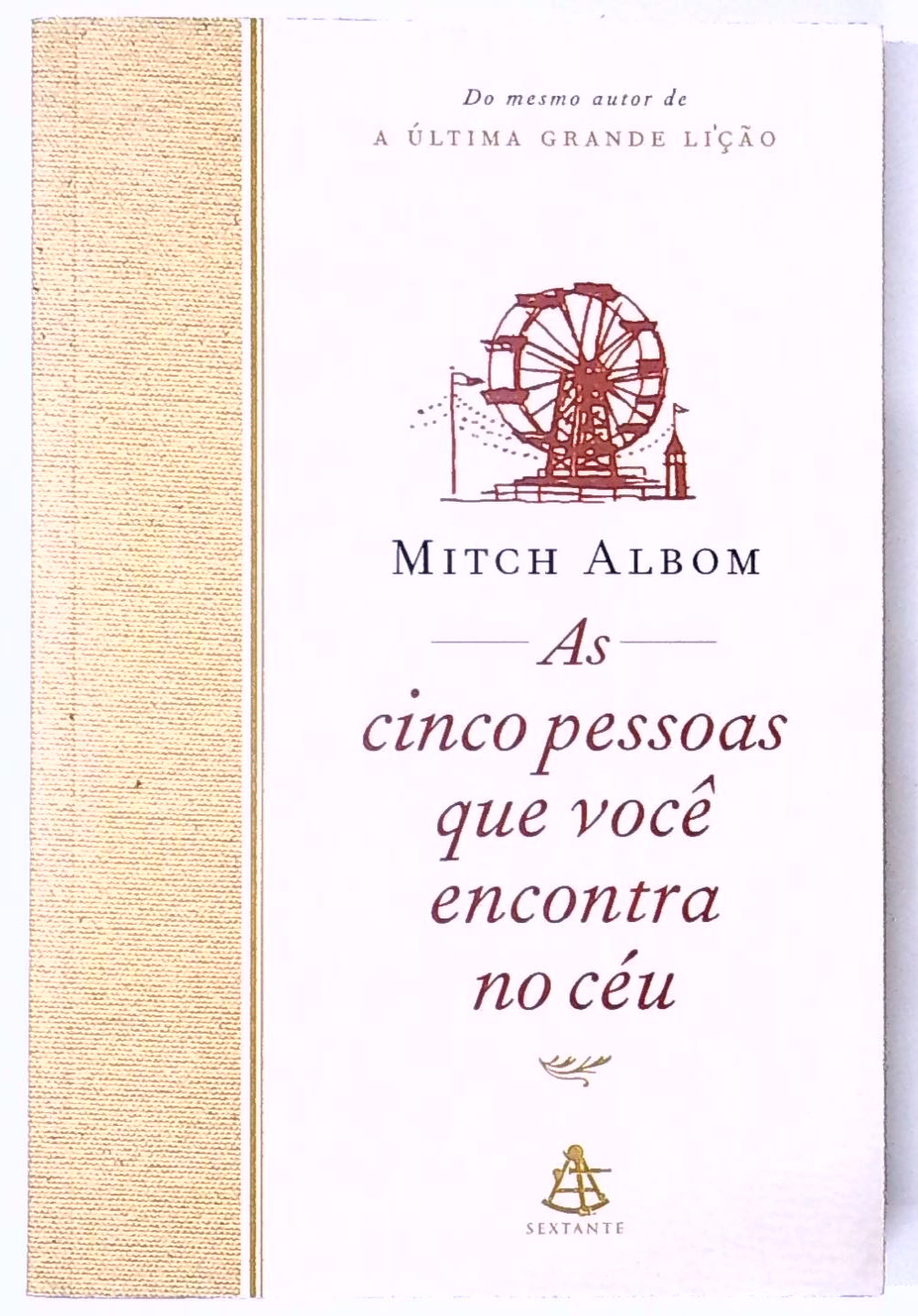 Capa do livro As Cinco Pessoas que Você Encontra no Céu