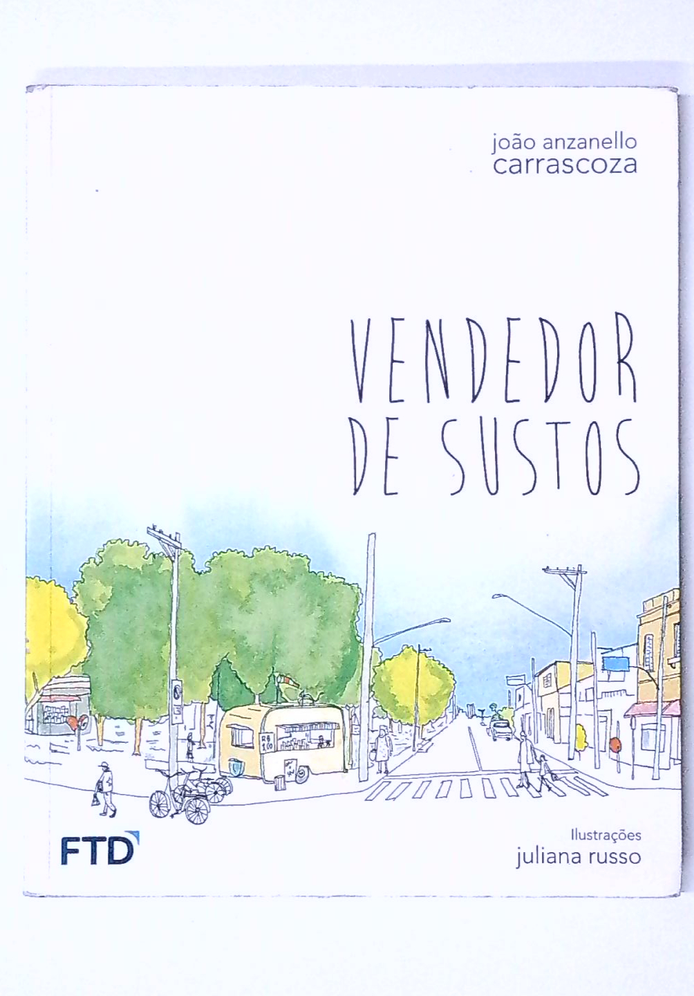 Capa do livro Vendedor de Sustos
