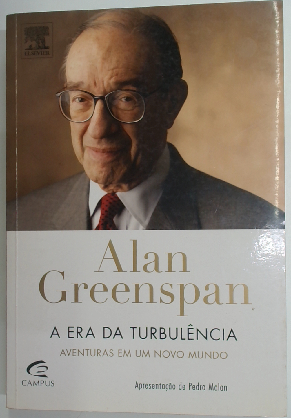 Capa do livro A Era da Turbulência