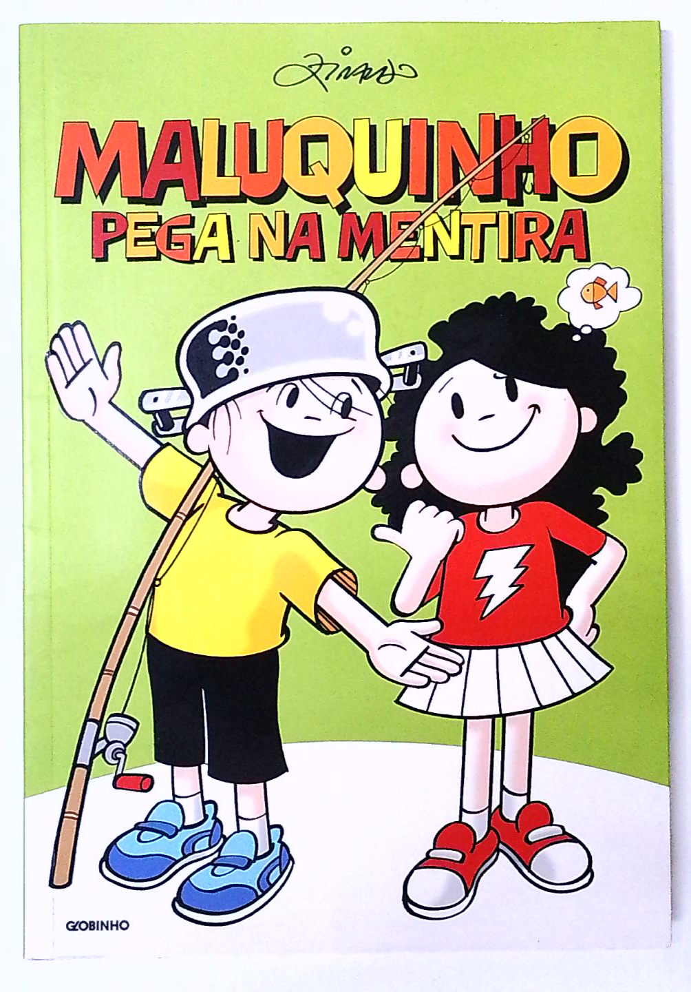 Capa do livro Maluquinho Pega na Mentira