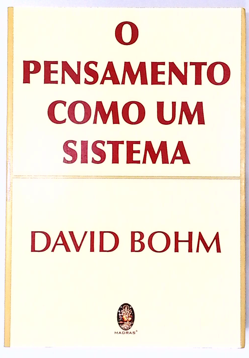 Capa do livro O Pensamento Como um Sistema