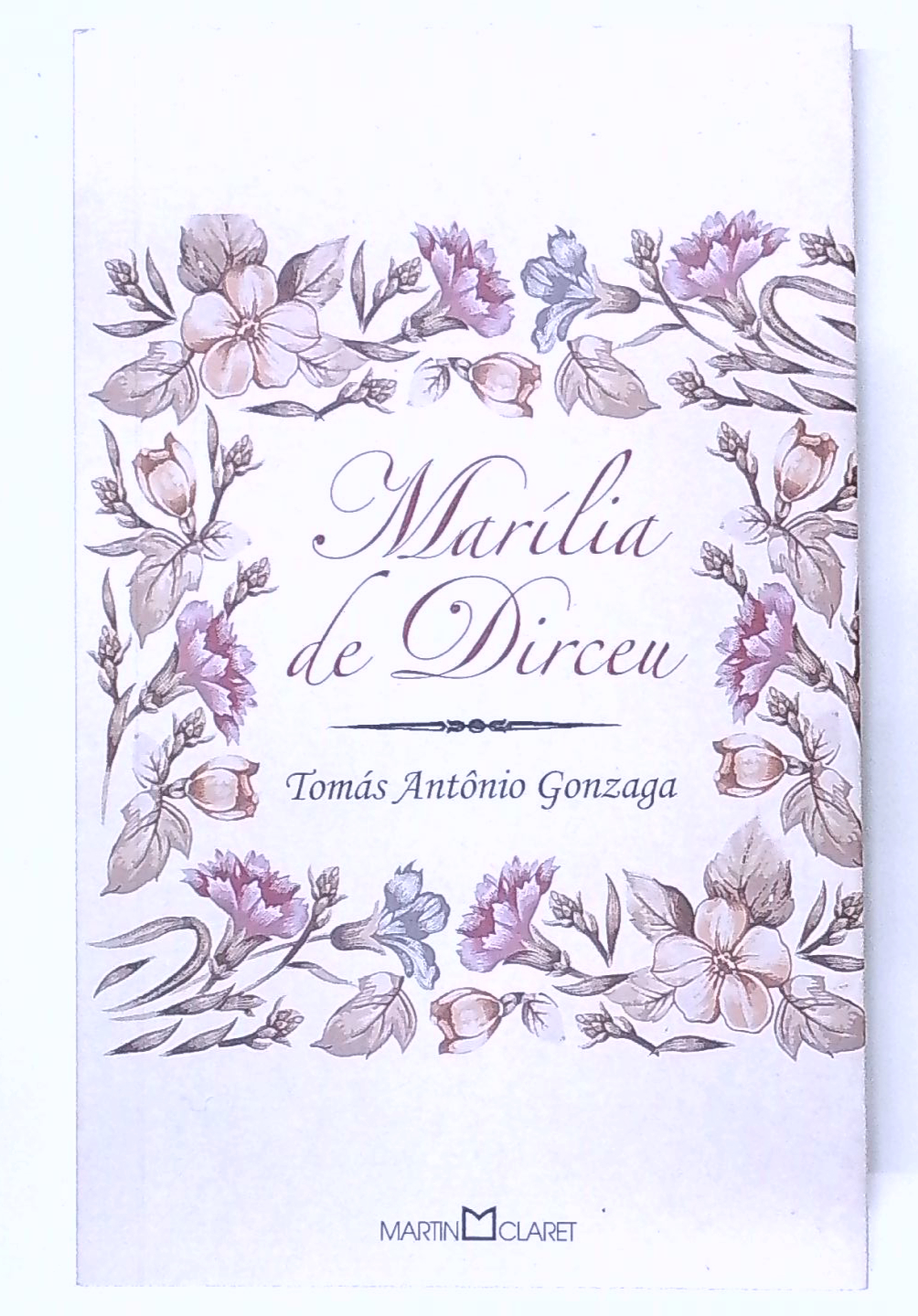 Capa do livro Marília de Dirceu