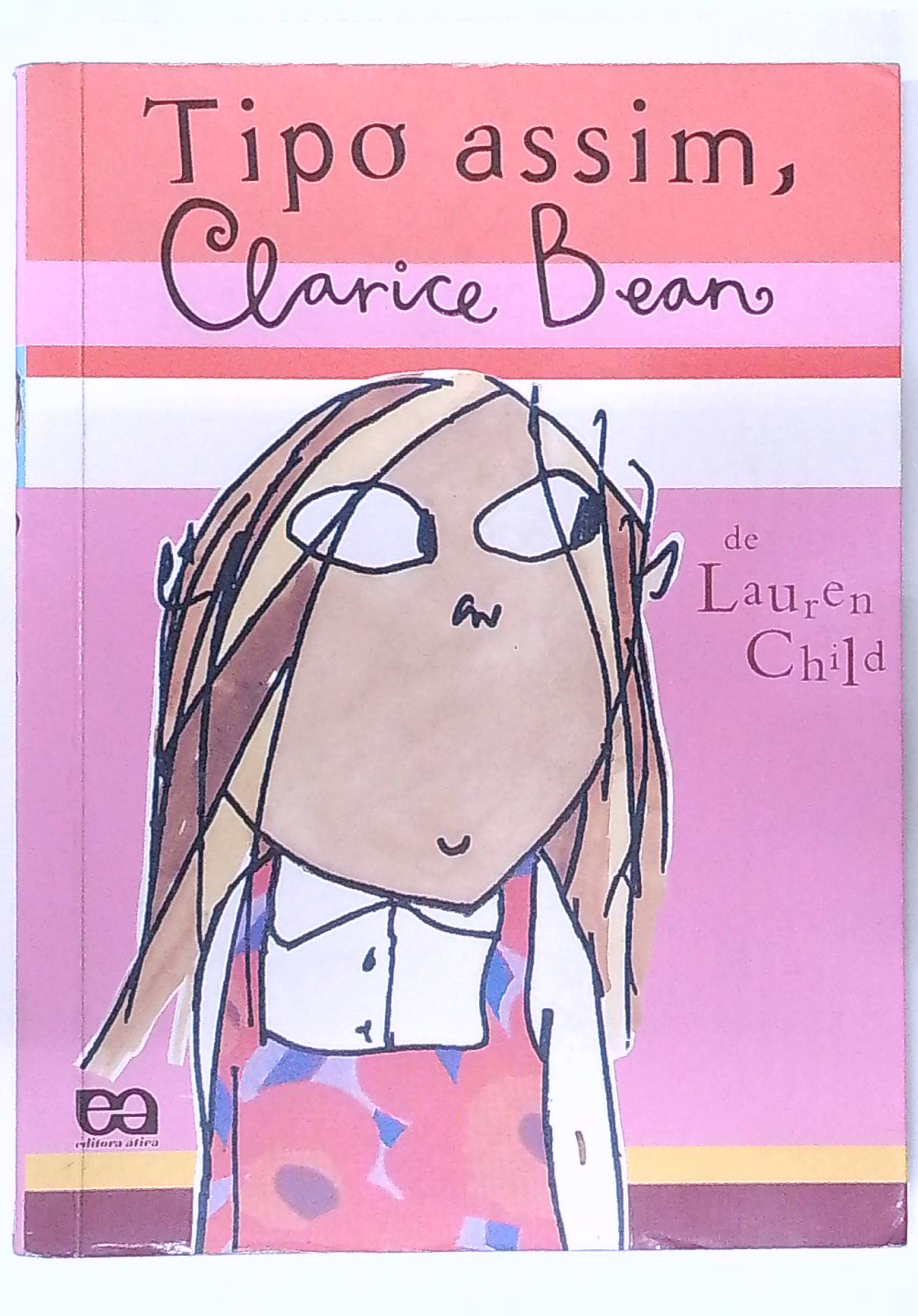 Capa do livro Tipo Assim, Clarice Bean