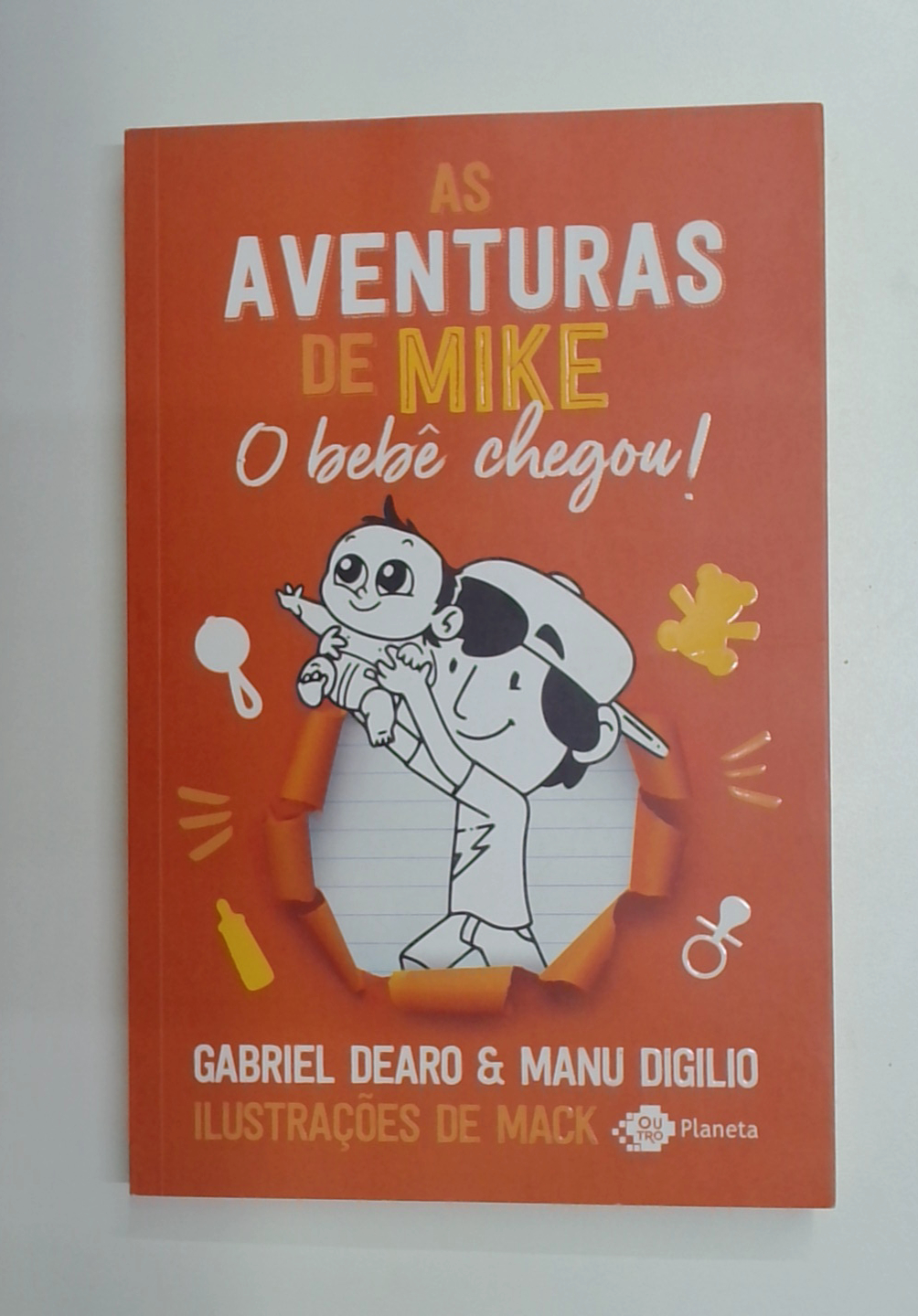 Capa do livro As Aventuras de Mike - o Bebê Chegou!