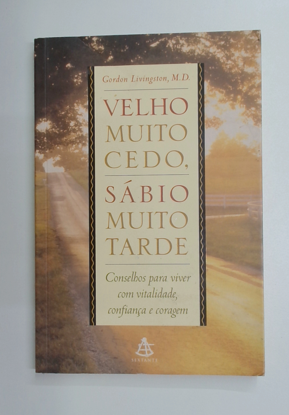 Capa do livro Velho Muito Cedo, Sábio Muito Tarde