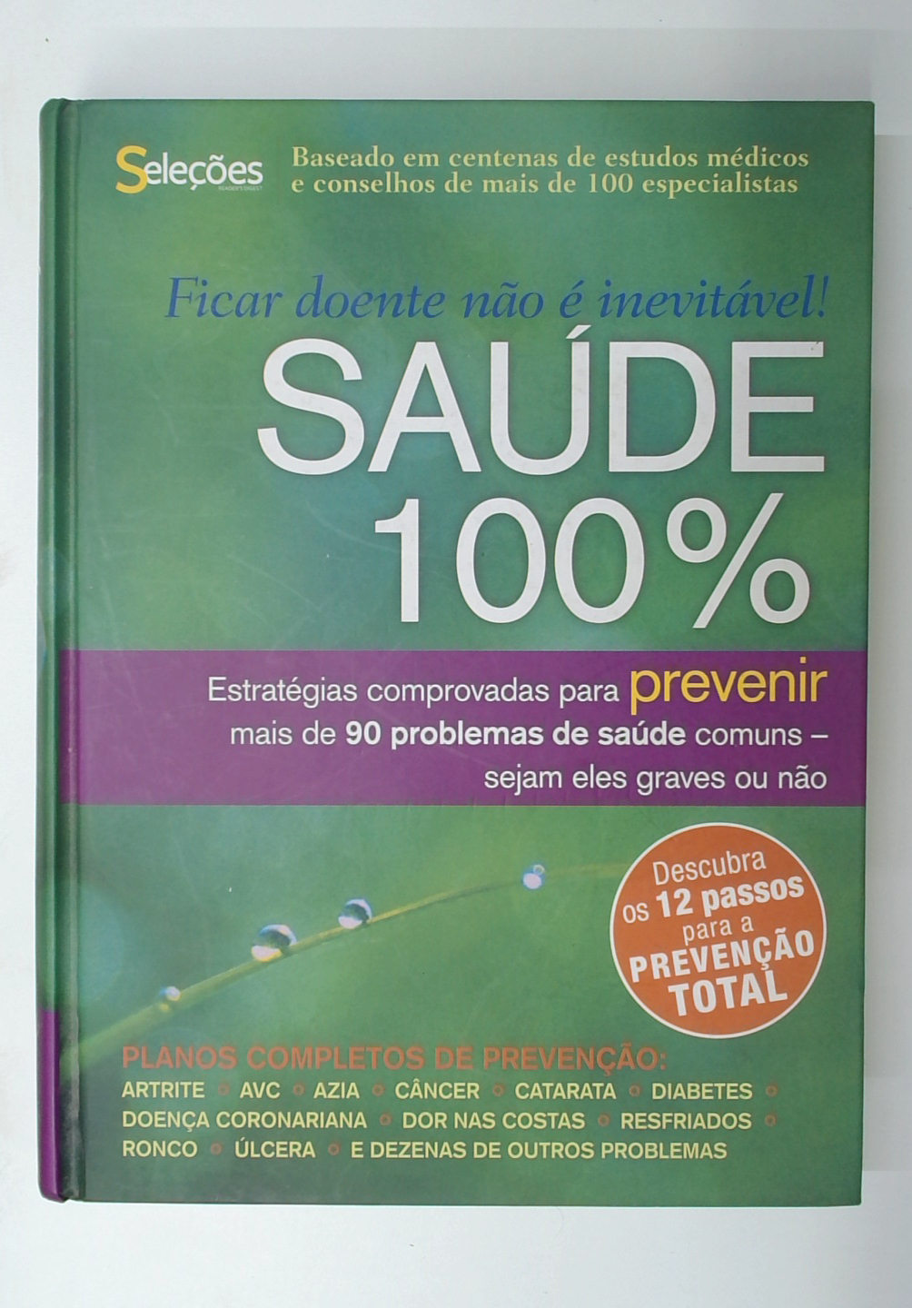 Capa do livro Saúde 100%
