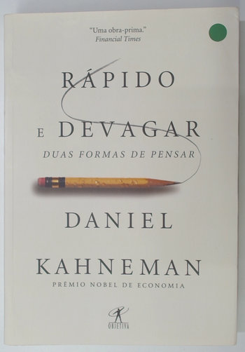 Capa do livro Rápido e Devagar: Duas Formas de Pensar