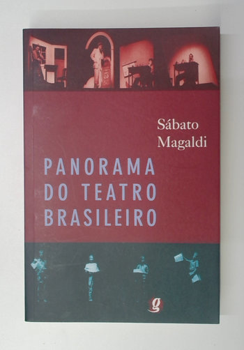 Capa do livro Panorama do Teatro Brasileiro