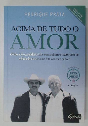 Capa do livro Acima de Tudo o Amor