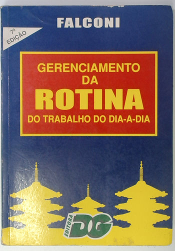 Capa do livro Gerenciamento da Rotina do Trabalho do Dia-a-dia