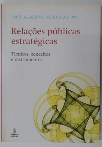 Capa do livro Relações Publicas Estratégicas: Técnicas, Conceitos e Instrumentos