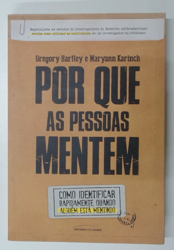 Capa do livro Por que as Pessoas Mentem