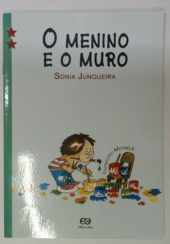 Capa do livro O Menino e o Muro