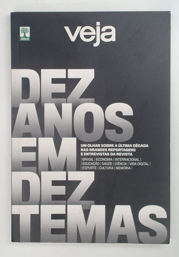 Capa do livro Veja: Dez Anos em Dez Temas