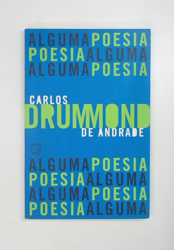 Capa do livro Alguma Poesia
